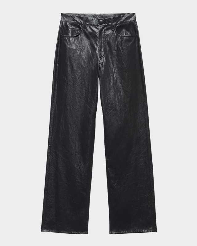 Shea Straight Faux Leather Pants